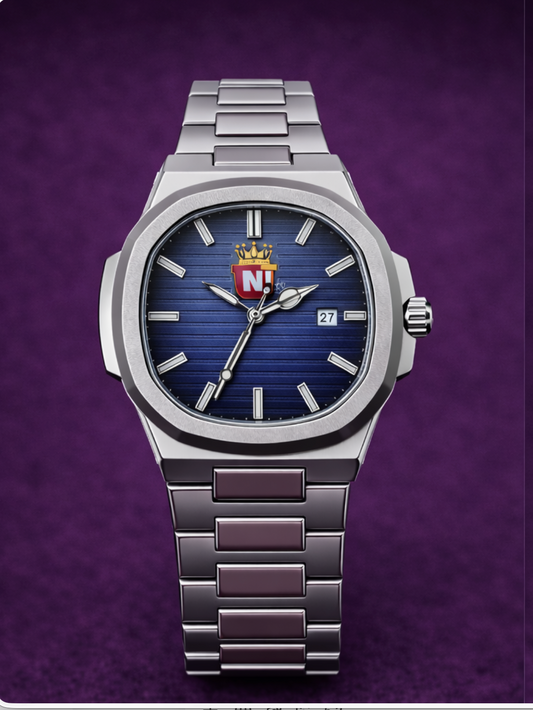 MrTudor Custom Stainless Steel Watch – Blue Dial