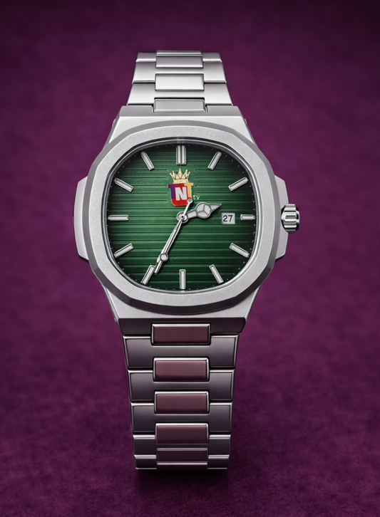 MrTudor Custom Stainless Steel Watch – Green Dial